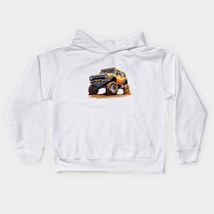 New Broncho Off-road Orange 2 Kids Hoodie